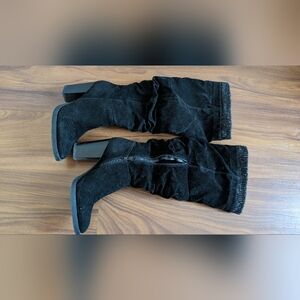 Shoe dazzle Ethel Slouchy heeled boot